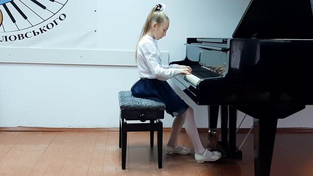 Гринь Вероніка 3 клас Бетховен сонатіна соль мажор, І.Шамо Скерцо, К.Черні етюд соль мажор смотреть онлайн