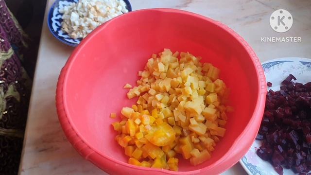 VINEGRET SALATI. MAYONEZSIZ SALAT смотреть онлайн