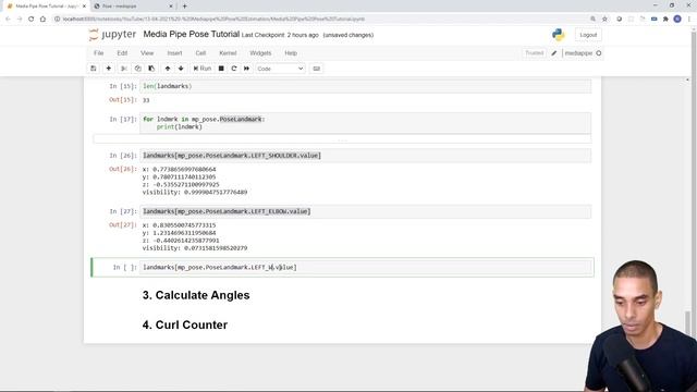 AI Pose Estimation with Python and MediaPipe | Plus AI Gym Tracker Project смотреть онлайн