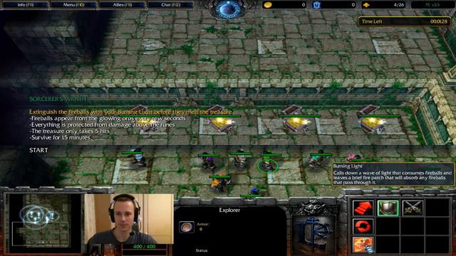 Warcraft 3 - 833 - Pyramid Escape смотреть онлайн