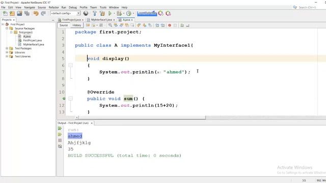 override with interface in java смотреть онлайн