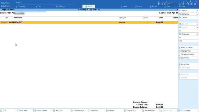 RCM entry in tally prime 3.0.1 | inward supplies applicable in rcm | RCM @professionalprime смотреть онлайн
