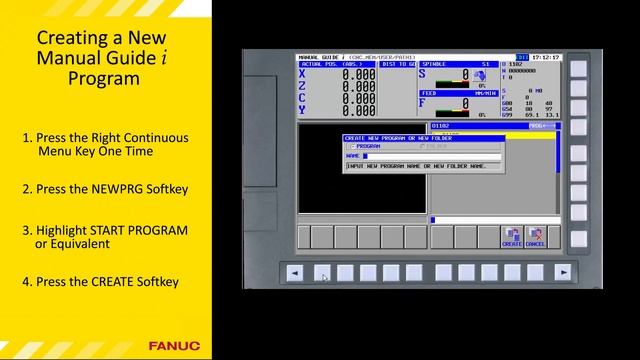 MANUAL GUIDE i - Creating a Program смотреть онлайн