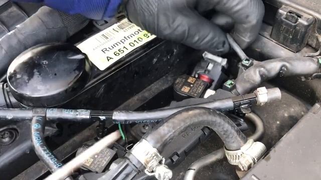 Mercedes C220 P0087 P0252 Fixed And How To Do Injector Leak Test