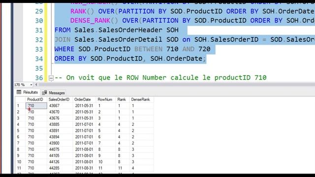 SQL pour les débutants :Découvrez ROW_NUMBER, DENSE_RANK, et NTILE sur SQL. (exemple simple) смотреть онлайн