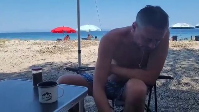 Kaffee auf griechische Art Газовая горелка, Кофе и море, Greece смотреть онлайн