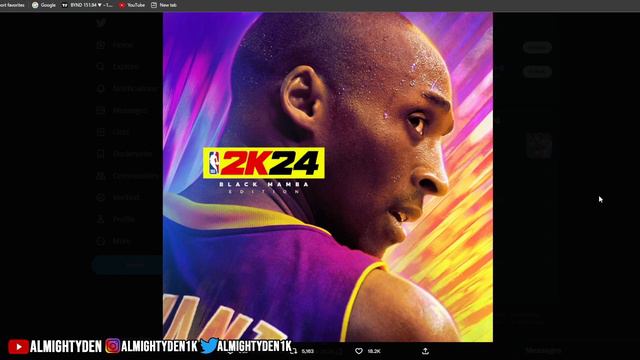 NBA 2K24 - GOAT Kobe Bryant Cover Athlete Revealed + Crossplay News! PREORDER NEWS TOMORROW! смотреть онлайн