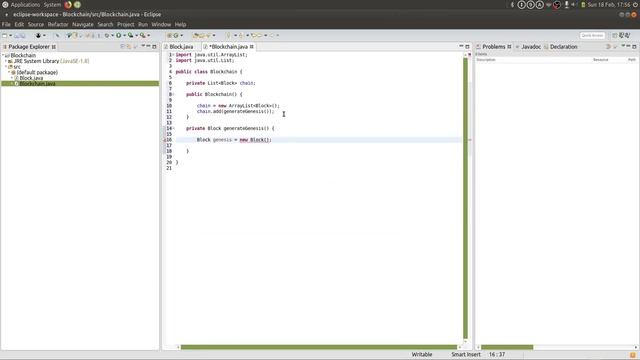 PROGRAMMING BLOCKCHAIN WITH JAVA | ECLIPSE | 2019 смотреть онлайн