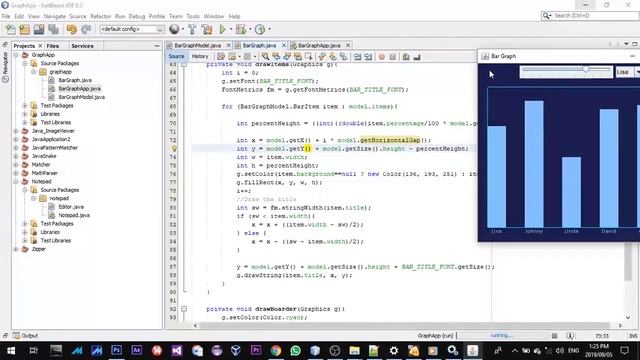 Java Bar Graph Tutorial смотреть онлайн