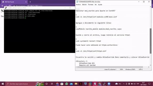 Cómo ocultar las extensiones de php o html con htaccess en el servidor centos 7 смотреть онлайн