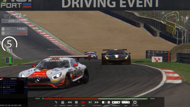 Assetto Corsa GT3 Cup Этап №14 Brands Hatch Англия Обзор Гонки на 2-ом сервере. Пони тоже кони. HD смотреть онлайн