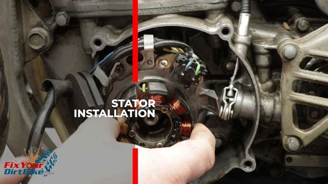1997-2001 Honda CR250 - Remove & Install Stator | Fix Your Dirt Bike смотреть онлайн