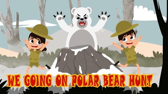 we're going on a bear hunt vs we're going on a polar bear hunt - Preschool Songs & Nursery Rhymes смотреть онлайн