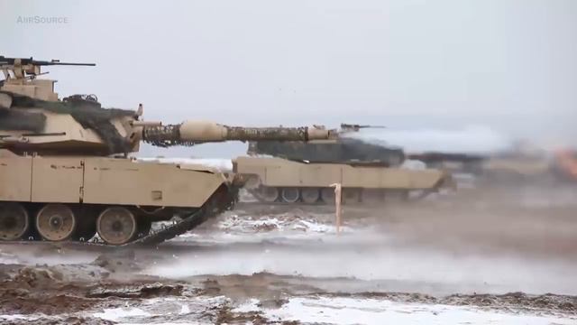 Учения 4-й пехотной дивизии Армии США в Польше, январь 2017 года смотреть онлайн