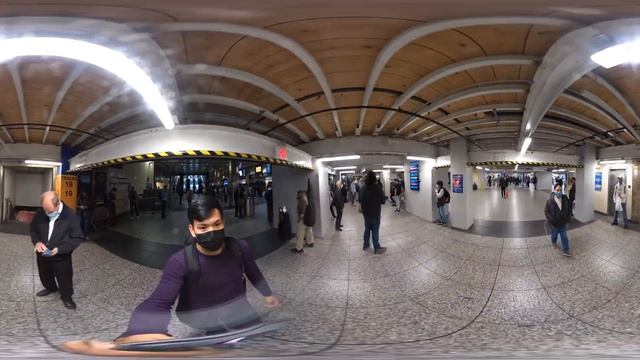 360° New York Penn Station Virtual Tour смотреть онлайн