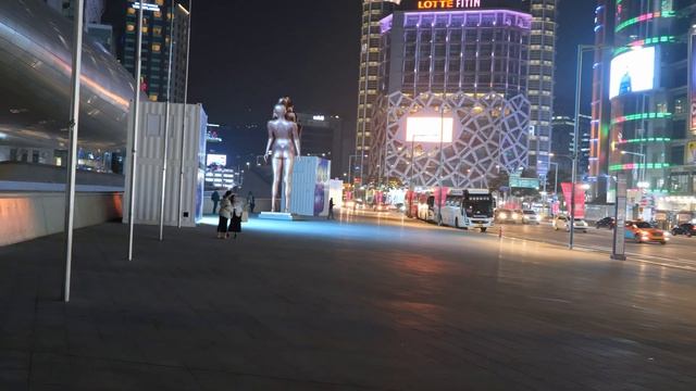 Dream City Seoul, korea 4k footages,Latest 4k Seoul city night Test смотреть онлайн
