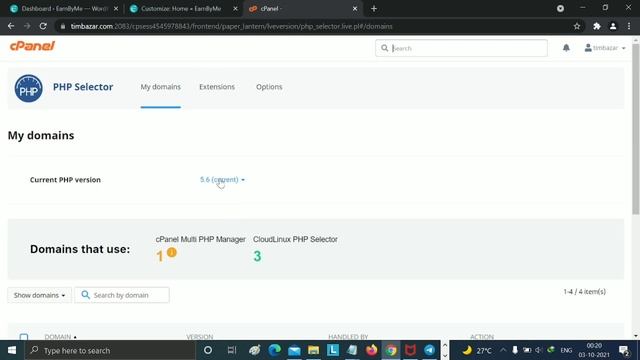 How to increase PHP version in Cpanel 2021 смотреть онлайн