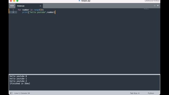 Python Tutorials For Beginners - 5 For loop смотреть онлайн
