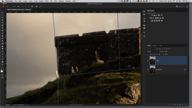 How to Fix Wide Angle Lens Distortion with Photoshop смотреть онлайн