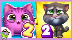 Мой Говорящий Том 2 vs Smolsies 2_Милые Питомцы.Фокусник Том против Плюшиков.Какая Игра Круче