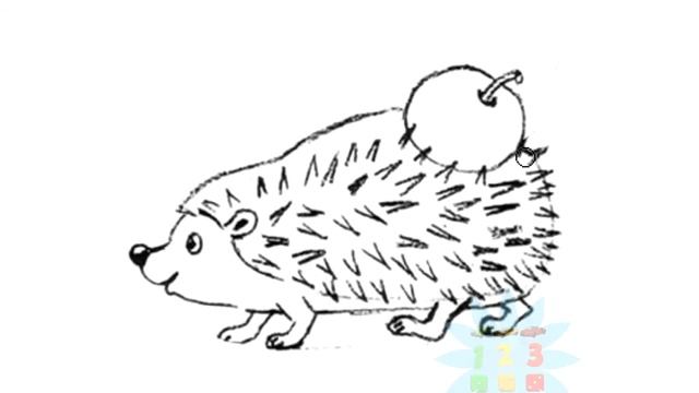 Нарисуй картинку тема животные учимся рисовать как рисовать животных How to draw Заяц Белка Ёжик смотреть онлайн