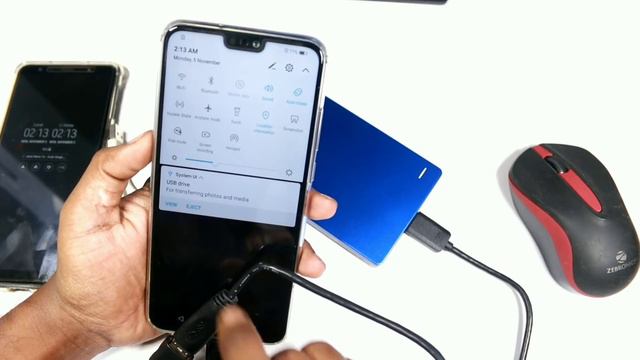 Honor 8x Usb OTG test with Hard disk,Mouse and reverse charging смотреть онлайн