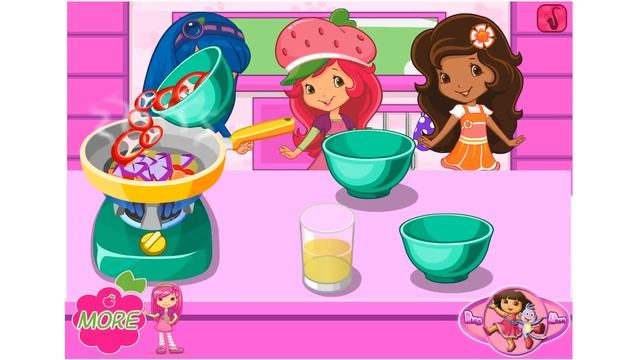 NEW Игры для детей—Disney Шарлотта земляничка готовит суп—Мультик Онлайн видео игры для девочек смотреть онлайн