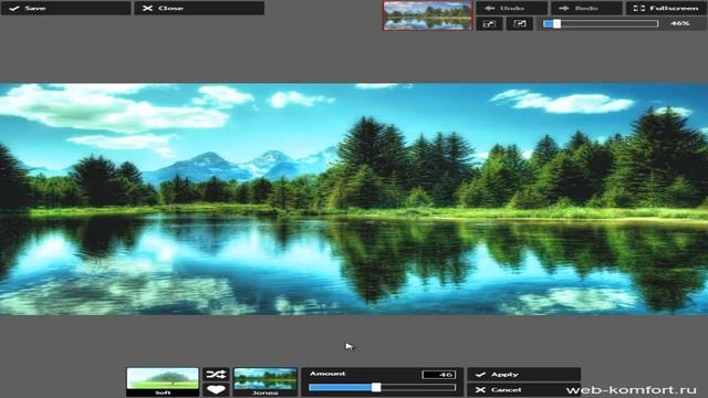 PIXLR Express - Группа инструментов Effect (Эффект) смотреть онлайн