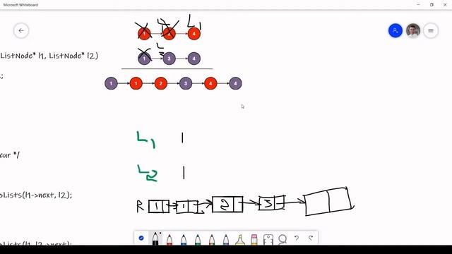Merge Two Sorted Linked Lists using Recursion | Charan H U смотреть онлайн