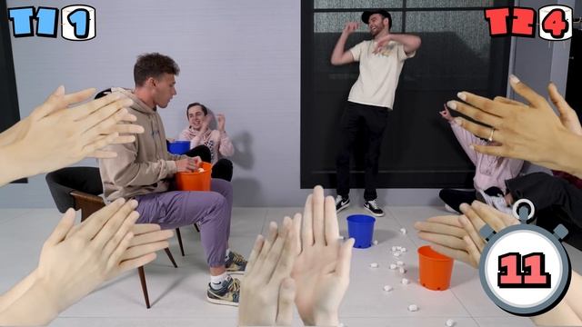 Minute to Win It Games ft. Valkyrae, Fuslie, BrookeAB & More! смотреть онлайн