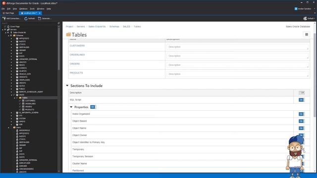 How to generate database documentation with dbForge Documenter for Oracle смотреть онлайн