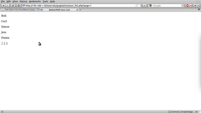 PHP Tutorial: Pagination [part 00] смотреть онлайн