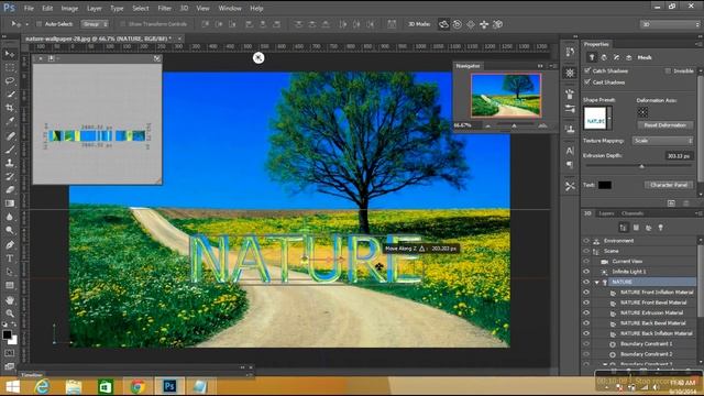 Chrome Effect with Photoshop CC смотреть онлайн