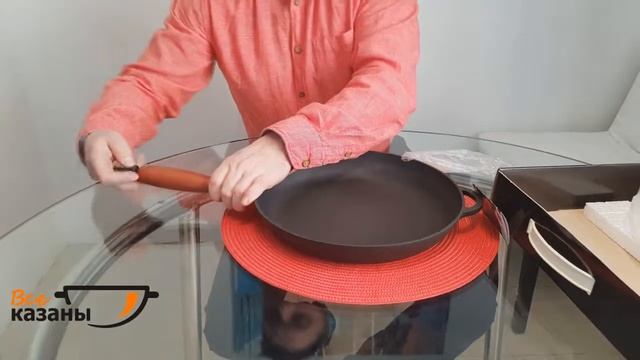 Обзор чугунной сковороды СИТОН 28 см смотреть онлайн