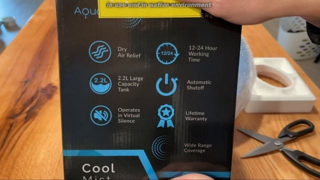 Review AquaOasis™ Cool Mist Humidifier {2.2L Water Tank} Quiet Ultrasonic Humidifiers смотреть онлайн
