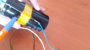 Энергия конденсатора (эксперимент)