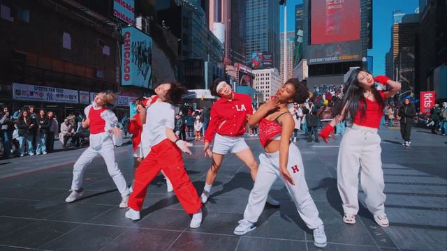 [KPOP IN PUBLIC NYC | TIMESQUARE] VCHA - 'GIRLS OF THE YEAR' Dance Cover By F4MX