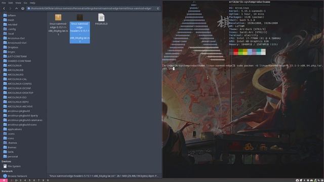 ArcoLinux : 2329 Run the create Xanmod Edge Linux kernel script - 6 minutes build time смотреть онлайн
