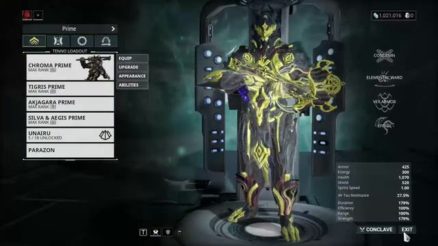 Warframe Builds Chained Dragon Chroma смотреть онлайн