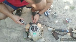 Ремонт бензокосы Замена пружинки кулачков сцепления