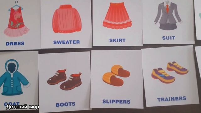 Clothes And Footwear In English. Одежда и обувь на английском детям #clothes#footwear