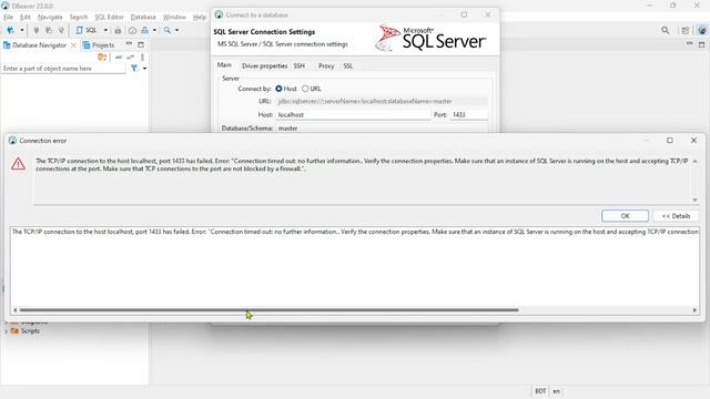 Connecting SQLSERVER with Dbeaver смотреть онлайн