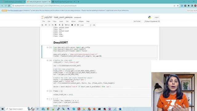 Object Tracking and counting using YOLOv8 and DeepSORT | Counting Persons смотреть онлайн