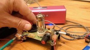 Радиоприёмник на лампе 1А2 (1А2П)