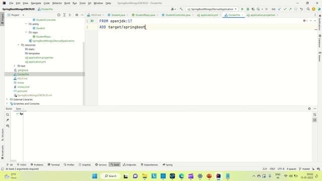 Docker Deployment |How to Deploy Your Spring Boot CRUD Project With MongoDB Database in Docker смотреть онлайн