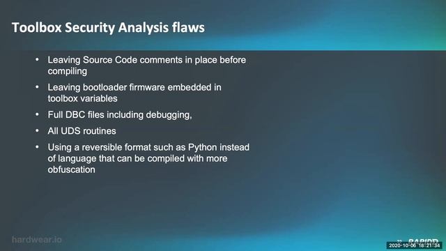 Reverse Engineering UDS and firmware on the Tesla Model S Battery Management System | Patrick Kiley смотреть онлайн