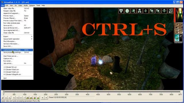 VirtualDub Пара советов