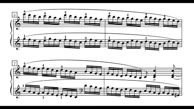 J.B. Crammer, 84 Exercises No 01 / Piano Etude смотреть онлайн