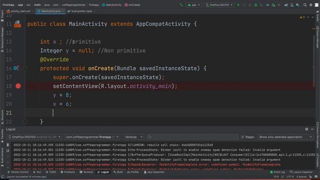 What is Primitive and Non-Primitive Data Type in Java | Android Studio | Understand it with Example смотреть онлайн