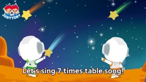 7 Times Table Song | Multiply By 7 | School Songs | Multiplication Songs for Kids | JunyTony